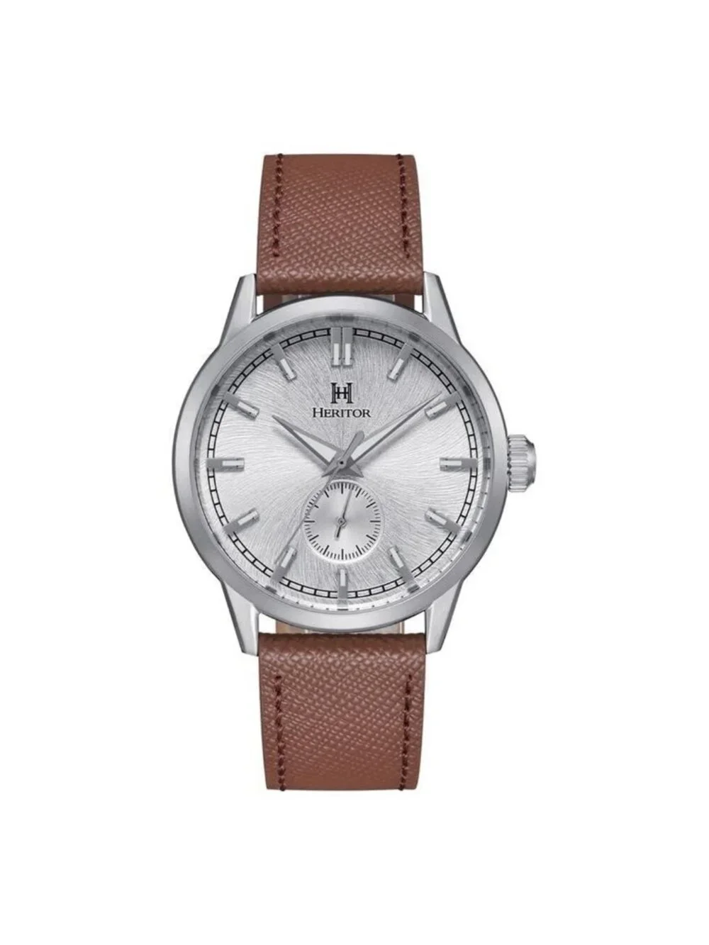 NWT Heritor Argento Automatic Silver Dial Men's Watch